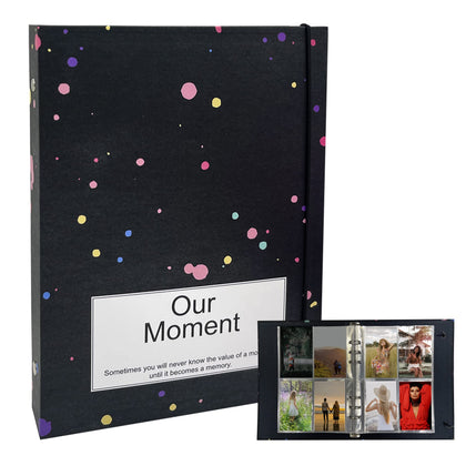 160 Pockets Photo Album with 30 Inner Pages A5 Photocard Holder | Sleeves 3 Inch Photo Album | Black