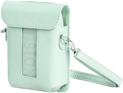 Fujifilm Instax Mini Link 3 Printer PU Leather Case |Carrying Case Accessories with Adjustable Shoulder Strap | Green