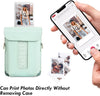 Fujifilm Instax Mini Link 3 Printer PU Leather Case |Carrying Case Accessories with Adjustable Shoulder Strap | Green