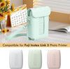 Fujifilm Instax Mini Link 3 Printer PU Leather Case |Carrying Case Accessories with Adjustable Shoulder Strap | Green