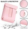 Fujifilm Instax Mini Link 3 Printer PU Leather Case |Carrying Case Accessories with Adjustable Shoulder Strap | Pink