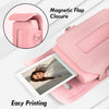 Fujifilm Instax Mini Link 3 Printer PU Leather Case |Carrying Case Accessories with Adjustable Shoulder Strap | Pink