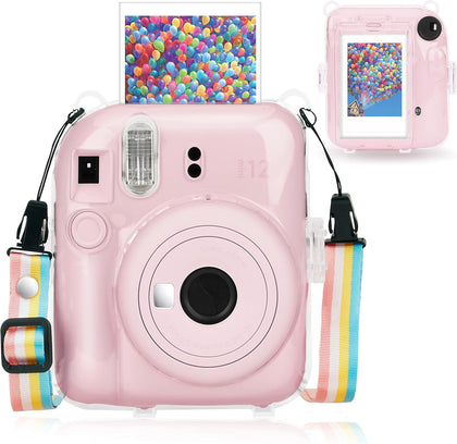 Clear Case with Strap |Fujifilm Instax Mini 12 Instant Camera | Clear