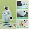 Fujifilm Instax Mini 12 Instant Camera Silicone Case |Protective Camera Cover with Adjustable Shoulder Strap | Mint Green