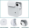 PU Leather Camera Case for Fujifilm Instax Mini 12 Instant Camera | Protective Cover with Adjustable Shoulder Strap | Clay White