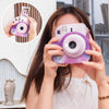 PU Leather Camera Case for Fujifilm Instax Mini 12 Instant Camera | Protective Camera Cover with Adjustable Shoulder Strap - Pink Cloud