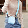 Universal Protective Camera Case for Fujifilm Instax Mini 12 11 9 8 SE 7+ 40, Instant Camera Bag Hard EVA Case with Shoulder Strap- Pastel Blue