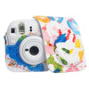 PU Leather Camera Case for Fujifilm Instax Mini 12 Instant Camera | Protective Camera Cover with Adjustable Shoulder Strap | Palm Print