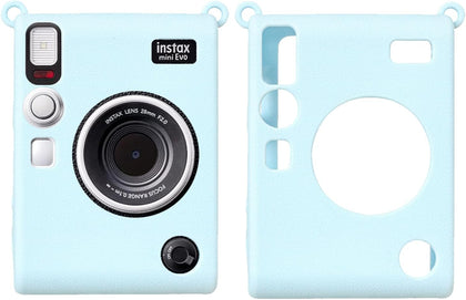 Fujifilm Instax Mini EVO Instant Camera Silicone Case | Protective Cover | Blue