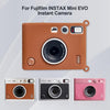 Fujifilm Instax Mini EVO Instant Camera Silicone Case | Protective Cover | Brown