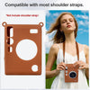 Fujifilm Instax Mini EVO Instant Camera Silicone Case | Protective Cover | Brown