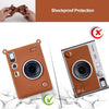 Fujifilm Instax Mini EVO Instant Camera Silicone Case | Protective Cover | Brown