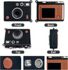 Fujifilm Instax Mini EVO Instant Camera | Soft Rubber Protective Cover | Slim Fit & Lightweight | Black