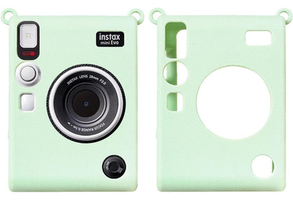 Fujifilm Instax Mini EVO Instant Camera Silicone Case | Protective Cover | Green