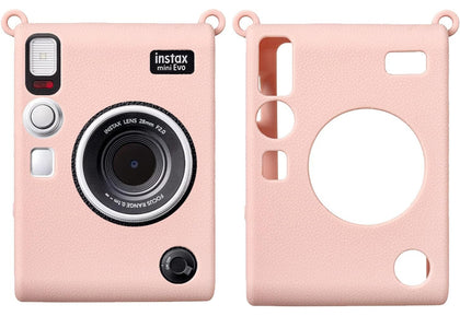 Fujifilm Instax Mini EVO Instant Camera Silicone Case | Protective Cover | Pink