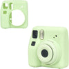 Silicone Case for Fujifilm Instax Mini SE Instant Camera Case |Soft Protective Camera Cover with Adjustable Shoulder Strap - Green