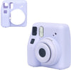Silicone Case for Fujifilm Instax Mini SE Instant Camera Case |Protective Camera Cover with Adjustable Shoulder Strap | White