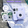 Silicone Case for Fujifilm Instax Mini SE Instant Camera Case |Protective Camera Cover with Adjustable Shoulder Strap | White