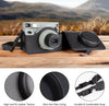 Camera Case for Instax Wide 400 Camera, PU Leather Protective Carrying Camera Bag with Adjustable Shoulder Strap- Black