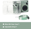 Clear Case for Fujifilm Wide 400 Instant Camera - Hard PVC Protective Carrying Protective Camera Bag with Adjustable Shoulder Strap- Clear