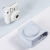 Protective Case for Fujifilm Instax Mini 12 Instant Camera| PU Leather Camera Carrying Bag Cover with Adjustable Shoulder Strap With Mini Photo Album 64 Pockets | White