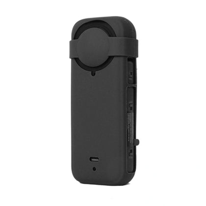 Case for Insta360 X4 | Silicone Carrying Case with Guards Lens Cover Cap -Black