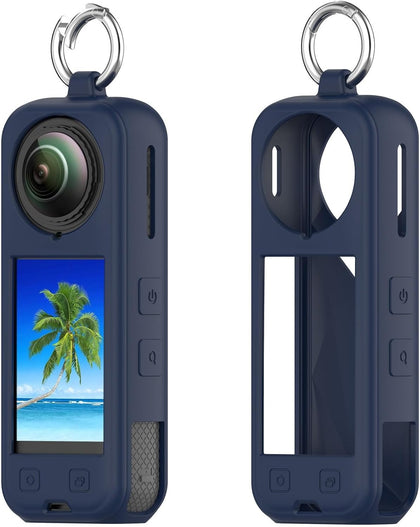 Silicone Carrying Case for Insta360 X5- Dark Blue
