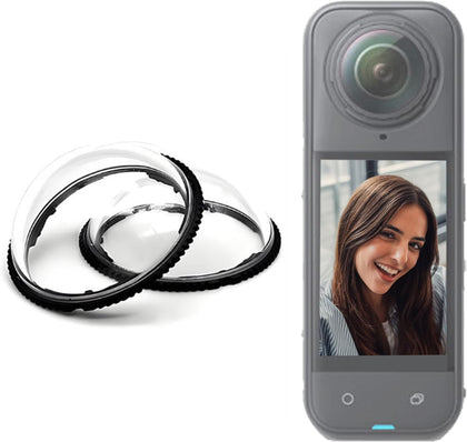 Lens Guard for Insta360 X5 |PC Lens Cover with Anti-Reflective Coating & Twist-On Design Camera Accessories- Clear