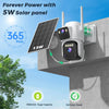 Outdoor WiFi Security Camera – Solar, PTZ, 2.5K, Waterproof