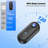 4K Mini Action Camera |Ultra-Light Thumb-Sized Body Cam with WiFi, 360° Rotating Clip, Magnetic Mount, 150-Min Battery