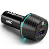 96W Quad Port Fast Charging Car Adapter Universal Compatibility with Type-C PD + USB Output,