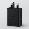 50W Duo Power Adapter with USB-C Cable 5A 1.8m Dual-Port Super Fast Charging  -Black