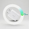 50W Duo Power Adapter with USB-C Cable 5A 1.8m Dual-Port Super Fast Charging  - White