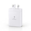 65W Trio Fast Charger Adapter -White