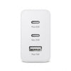 65W Trio Fast Charger Adapter -White