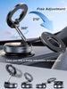 360° Magnetic Car Phone Holder – Dashboard & Windshield Mount with Strong Grip Suction Cup- Black