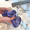 Makeup Remover Cloth Reusable Microfiber Face Towel Washable, Facial Cleansing Cloths [Grey & Pink]