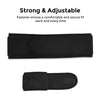 Facial Spa Headband, Ultra Soft Microfiber Adjustable Face Wash Headband Reusable Cloth Stretch Towel - Black