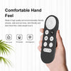 Silicone Remote Cover Set Compatible with Google Chromecast 2020 4K, Anti-Slip Shockproof TV Set Top Box Sleeve Cover (Black)