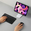 Ultra-Slim Rechargeable Portable Bluetooth Keyboard and Mouse Comb for Android Windows Tablet Cell Phone iPhone - Pink