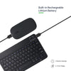 Ultra-Slim Rechargeable Portable Bluetooth Keyboard and Mouse Comb for Android Windows Tablet Cell Phone iPhone - Pink