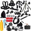 50-In-1 Action Camera Accessory Kit Compatible with Go Pro Hero 13 12 11 10 9 8 7 3, Go Pro Max Go Pro Fusion Insta360 DJI OSMO Action Cameras and More Accessories