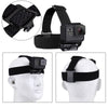 Action Camera Head Strap/Helmet Strap Action Camera Mount [Elastic] Compatible for GoPro Hero 9, for Hero 8, for Hero 7, for SJCAM, for YI Action Cameras