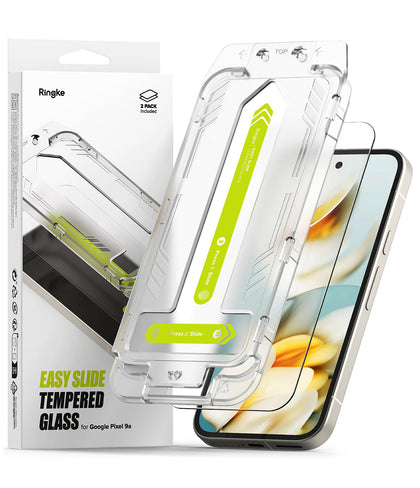 Google Pixel 9a |[Easy Slide] Screen Protector | 2 Pack | W Installation Jig