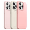 For iPhone 15 Pro Case, Liquid Silicone Case With Soft Microfiber Lining - Green/ Dark Blue