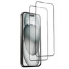 (Pack of 2) Tempered Glass Screen Protector For iPhone 15 Pro Max