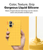 iPhone 16 Case Cover | Bitmap Silicone Magnetic Series| Yellow