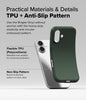 iPhone 16 Case Cover | Onyx Series| Dark Green