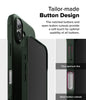 iPhone 16 Case Cover | Onyx Series| Dark Green