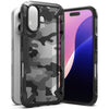 iPhone 16 Case Cover | Fusion X Design Series| Camo Black